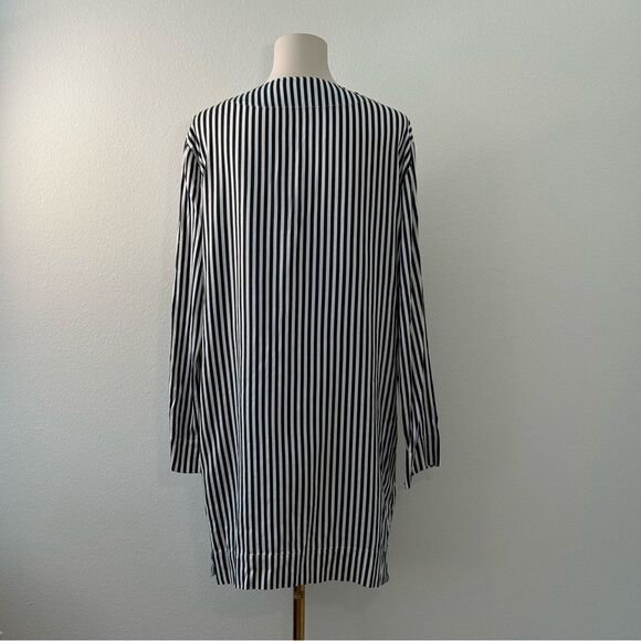 Piazza Sempione Dress Blue White Stripes Nautical Women’s Size 4 / IT 36 - Picture 8 of 11